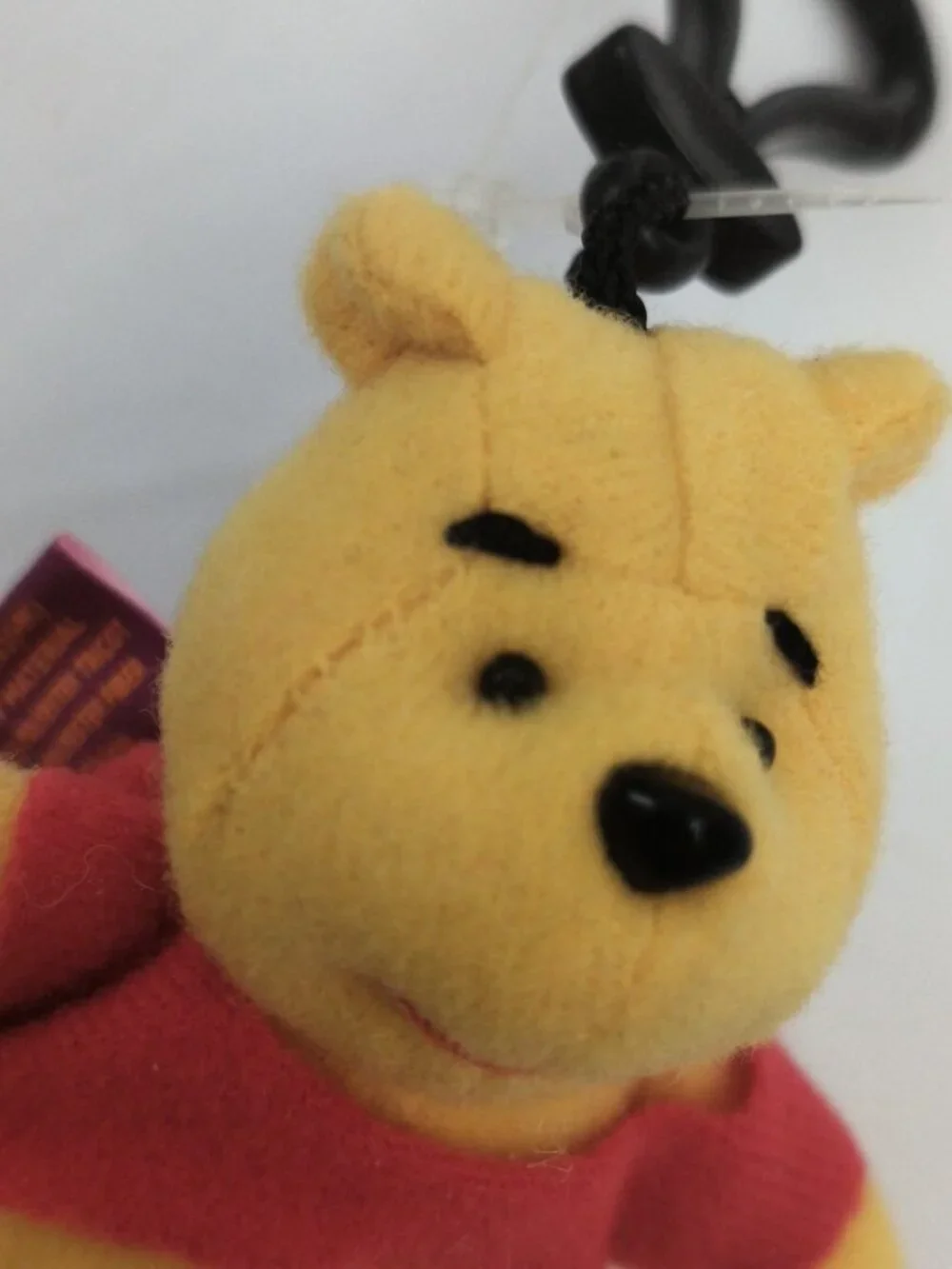 Vintage Disney Winnie The Pooh Plush Toy Keychain New With Tags